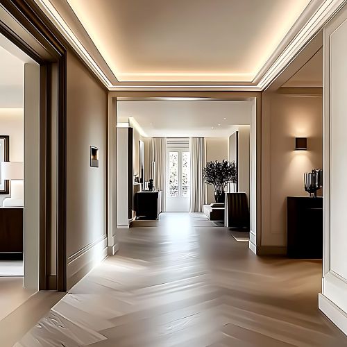 Modern Long Hallway